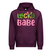 Mauve Wine lucky babe st patrick s day Urban Hoodie - MaliasSmallBusiness