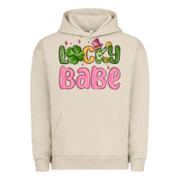 Pigment French Oak lucky babe st patrick s day Urban Hoodie - MaliasSmallBusiness