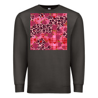 Smoke valentines day roses leopard seamless pattern Premium Sweatshirt - JahusDesignShop