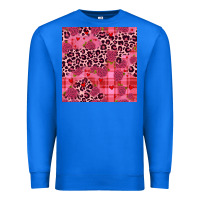 True Royal valentines day roses leopard seamless pattern Premium Sweatshirt - JahusDesignShop