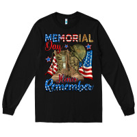 Black memorial day honor remember Long Sleeve Tee - RanaPortraitStore