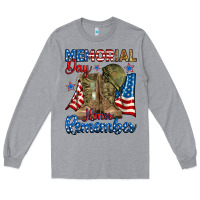 Heather Grey memorial day honor remember Long Sleeve Tee - RanaPortraitStore