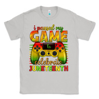 Moon Dust i paused my game celebrate juneteenth Classic Tee - texasbilliewilder