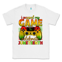 White i paused my game celebrate juneteenth Classic Tee - texasbilliewilder