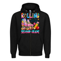 Black rolling into second grade Zipper Hoodie - texasbilliewilder