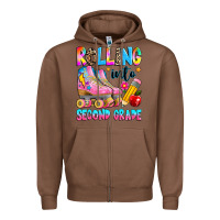 Chestnut rolling into second grade Zipper Hoodie - texasbilliewilder