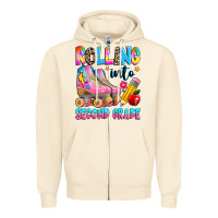 Sandshell rolling into second grade Zipper Hoodie - texasbilliewilder