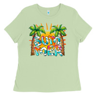 Matcha summer waves and sun Ladies Tee - BarkalooDesign
