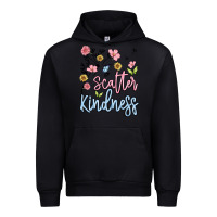 Black scatter kindness Urban Hoodie - MaliasSmallBusiness