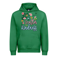 Emerald scatter kindness Urban Hoodie - MaliasSmallBusiness