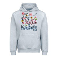 Heather Grey scatter kindness Urban Hoodie - MaliasSmallBusiness