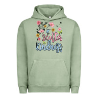 Pigment Oil Green scatter kindness Urban Hoodie - MaliasSmallBusiness