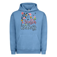 Pigment Pebble Blue scatter kindness Urban Hoodie - MaliasSmallBusiness