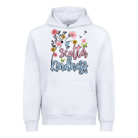 White scatter kindness Urban Hoodie - MaliasSmallBusiness