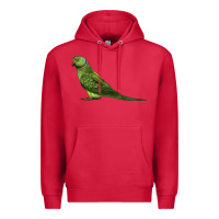 Cardinal Ring Necked Parakeet Premium Hoodie - LillyAllenDesigns