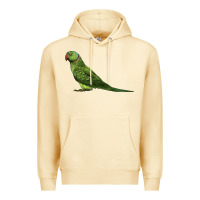 Pina Colada Ring Necked Parakeet Premium Hoodie - LillyAllenDesigns