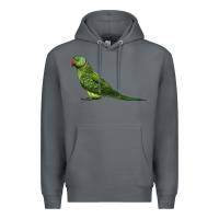 Rock Ring Necked Parakeet Premium Hoodie - LillyAllenDesigns