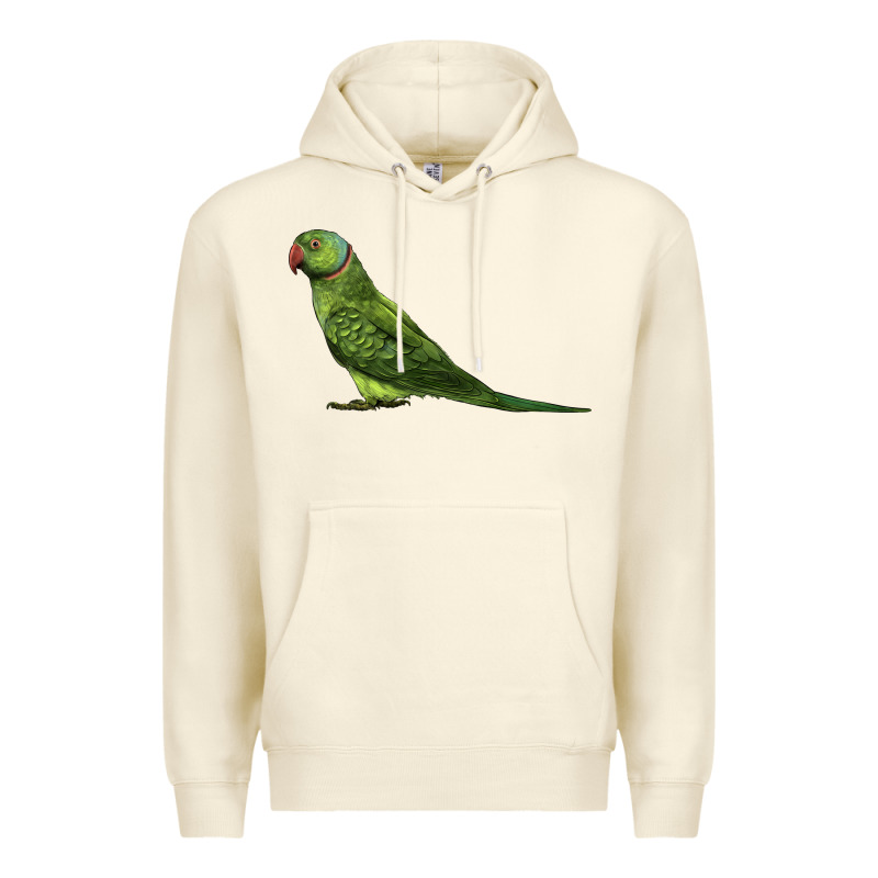 Ring Necked Parakeet Premium Hoodie by LillyAllenDesigns | Teevron