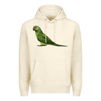 Sandshell Ring Necked Parakeet Premium Hoodie - LillyAllenDesigns