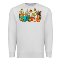 Dove Grey fall coffee cups Premium Sweatshirt - AdoDesignShop