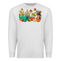 Oatmeal Heather fall coffee cups Premium Sweatshirt - AdoDesignShop