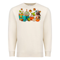 Sandshell fall coffee cups Premium Sweatshirt - AdoDesignShop