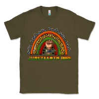Army Green juneteenth 1865 rainbow Classic Tee - texasbilliewilder