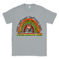 Heather Grey juneteenth 1865 rainbow Classic Tee - texasbilliewilder
