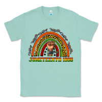 Seafoam juneteenth 1865 rainbow Classic Tee - texasbilliewilder