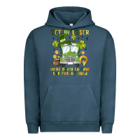Pigment Midnight Navy get in loser we re going to find the pot of gold Urban Hoodie - MaliasSmallBusiness