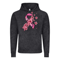Vintage Black pink cancer ribbon Vintage Hoodie - AdoDesignShop