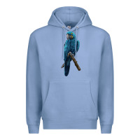 Colony Blue Hyacinth Macaw Premium Hoodie - LillyAllenDesigns