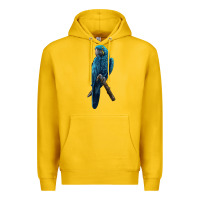 Lemon Hyacinth Macaw Premium Hoodie - LillyAllenDesigns