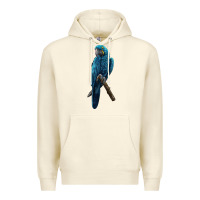 Sandshell Hyacinth Macaw Premium Hoodie - LillyAllenDesigns