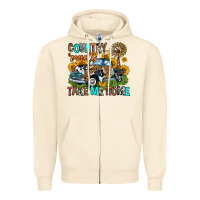 Sandshell country roads take me home Zipper Hoodie - Zillion Design Studio