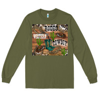 Army Green western rodeo Long Sleeve Tee - RanaPortraitStore