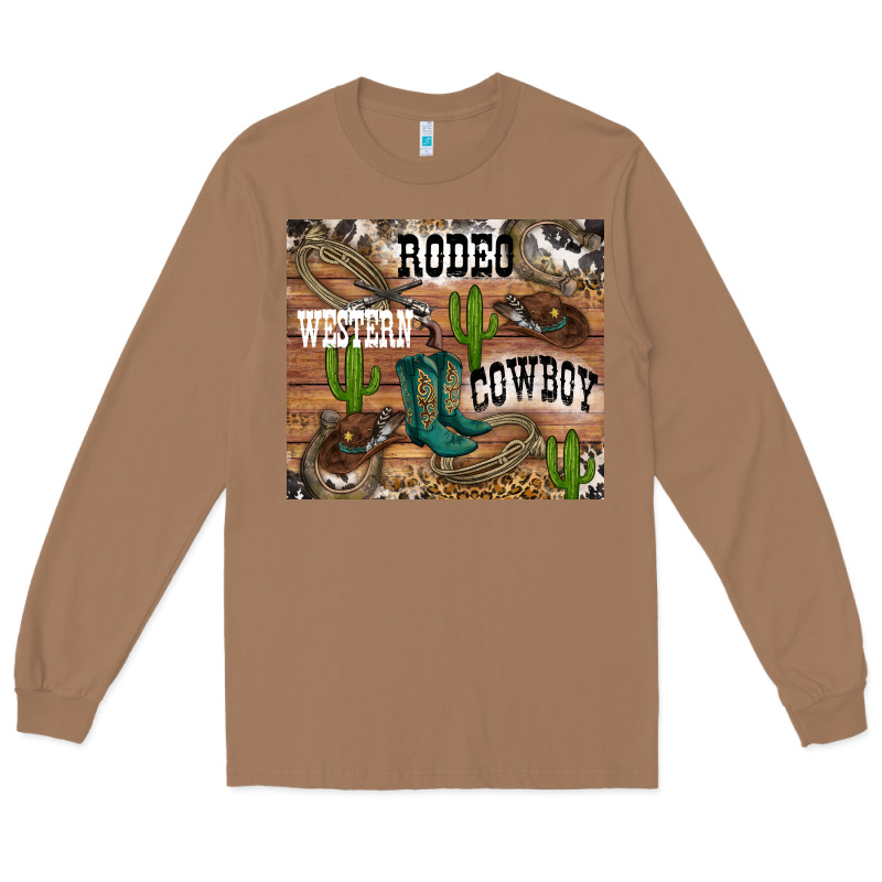 Western Rodeo Long Sleeve Tee by RanaPortraitStore | Teevron