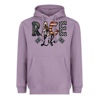 Lavender race life Heavyweight Hoodie - CowhideDigitalArt