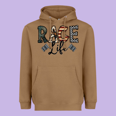 Race Life Heavyweight Hoodie Designed By Cowhidedigitalart