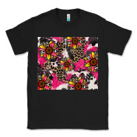 Black sunflower cowhide Classic Tee - Zillion Design Studio