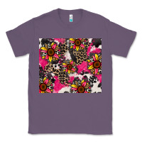 Lavender sunflower cowhide Classic Tee - Zillion Design Studio