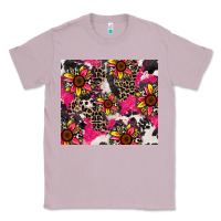 Lilac sunflower cowhide Classic Tee - Zillion Design Studio