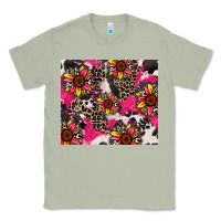 Matcha sunflower cowhide Classic Tee - Zillion Design Studio
