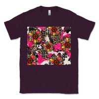 Plum sunflower cowhide Classic Tee - Zillion Design Studio
