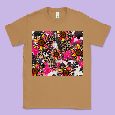 Classic Tee sunflower cowhide