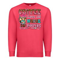 Cardinal coffee gives me nurse power Premium Sweatshirt - AdoDesignShop