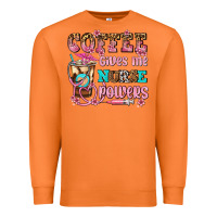 Carrot coffee gives me nurse power Premium Sweatshirt - AdoDesignShop