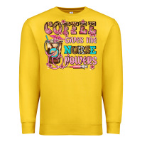 Lemon coffee gives me nurse power Premium Sweatshirt - AdoDesignShop