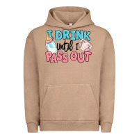 Pigment Burro i drink until i pass out baby Urban Hoodie - MaliasSmallBusiness