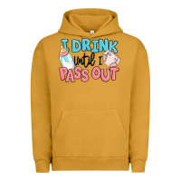 Pigment Peanut Butter i drink until i pass out baby Urban Hoodie - MaliasSmallBusiness